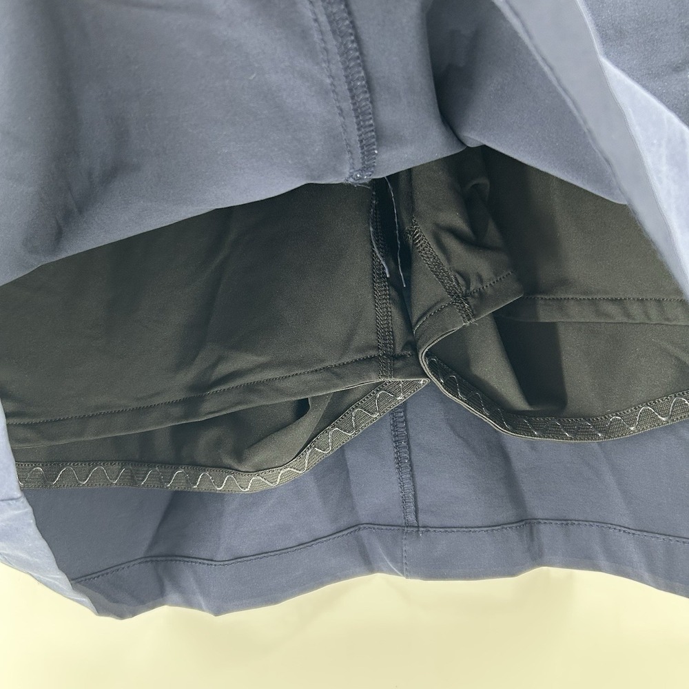 Eddie Bauer Adventurer Skort Womens 14 Navy Blue Hiking Performance Gorpcore - Picture 5 of 12